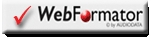 Button: Überprüft mit WebFormator
